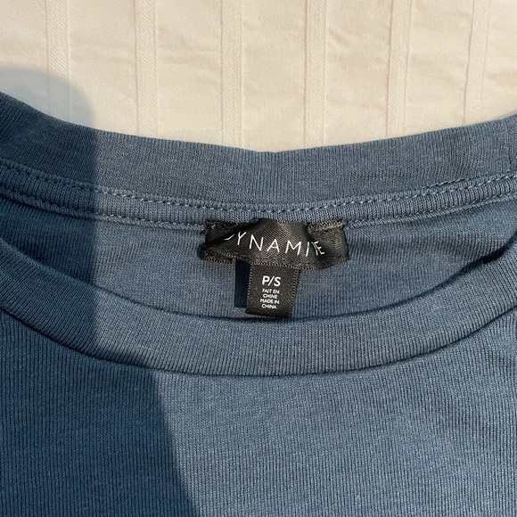 Dynamite Crop T-shirt Size Small - Picture 2 of 3